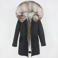 OFTBUY 2023 Men Long Parkas Waterproof Winter Jacket Natural Big Real Raccoon Fox Fur Coat Collar Hooded Thick Warm Streetwear