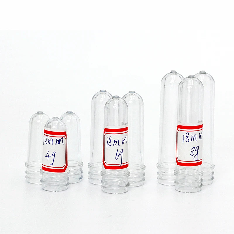 18mm Cosmetic Bottle Pet Preforms /4g 6g 8g Preforms for Pet Bottles/Plastic Preforms Manufacturing Preforms for PET Bottles