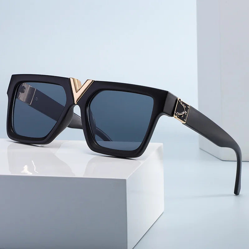 Famous Brand Newest Square Fashion Designer Millionaire Sun Glasses Mens 2024 Luxury Women Shades Sunglasses Lunettes De Luxe