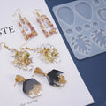 DM624 Epoxy Pendant Molds Resin Earring Molds DIY Jewelry Craft Supplies Fashion Multi Style Silicone Moulds for Women Girls