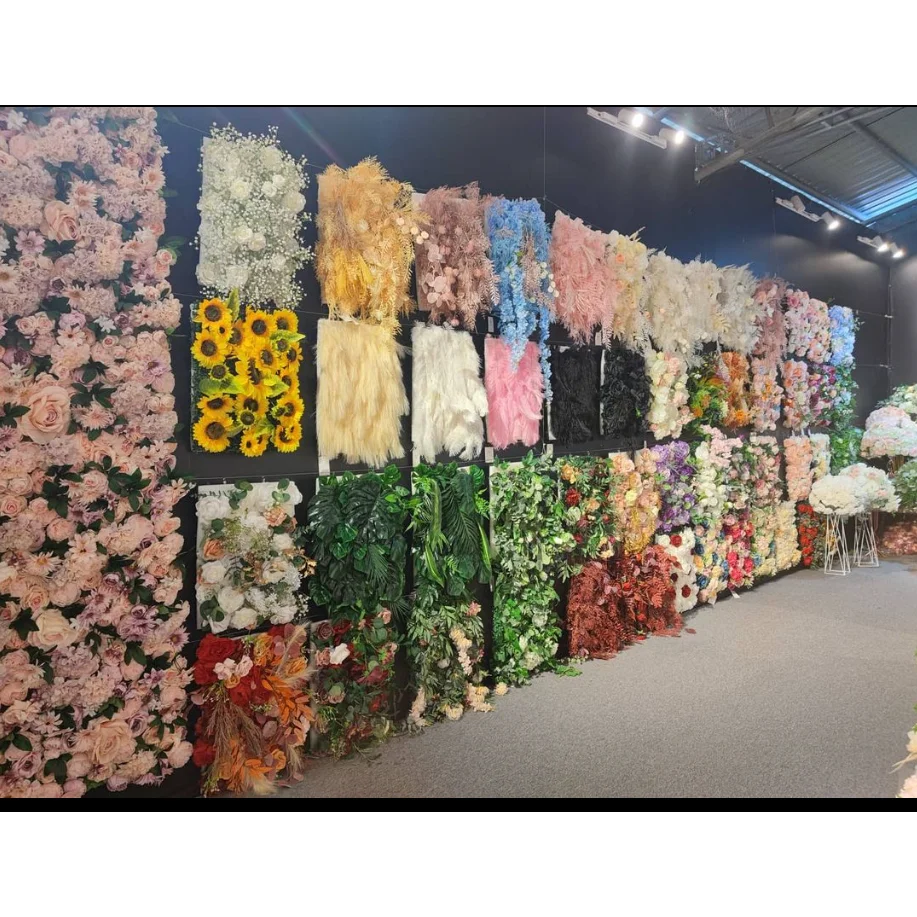 8ftx8ft Feet 3D Artificial Silk Flower Wall Panels White Rose Hydrangeas Fabric Rolling up Curtain Flower Wall Backdrop