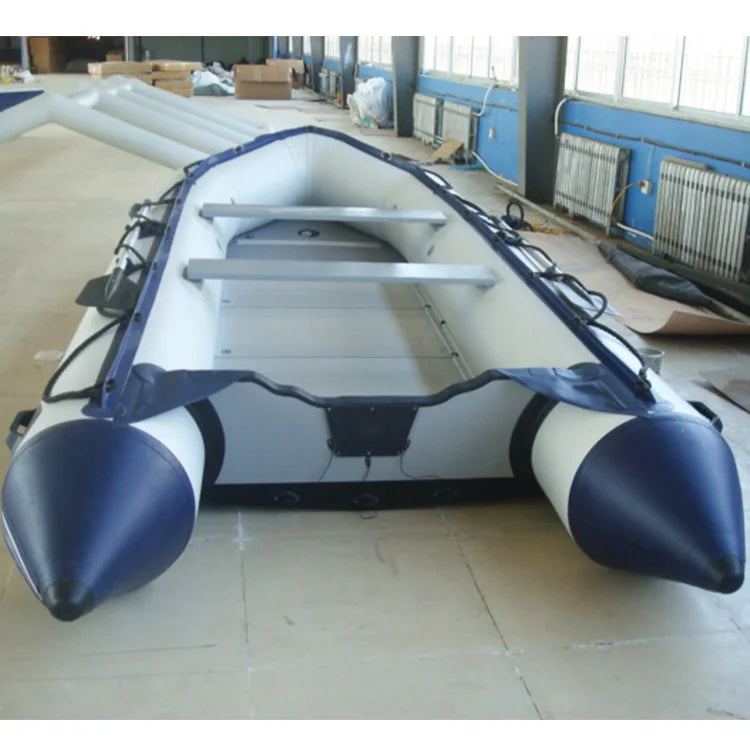 2026 2.9m Pvc Fabric Inflatable Boat Heavy Duty Plywood Floor Inflatable Boat 4 Person Inflatable Boat