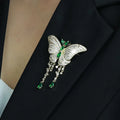 Butterfly Brooch Pin Women Men Elegant Dress Accessories Jewelry Boutonniere Corsage for Hat Bag Suit Tie