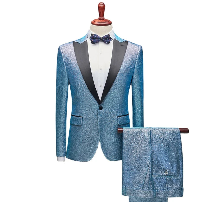 Burgundy Men's Wedding Groom Tuxedo 3-Piece Double Breasted Suit Set Polyester/Cotton Fabric Anti-Wrinkle Waterproof Button Fly