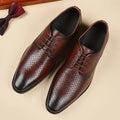 Dropshipping Italian Luxury Premium Leather Men's Office Shoes Oxford Dress Shoes for Wedding Winter Season
