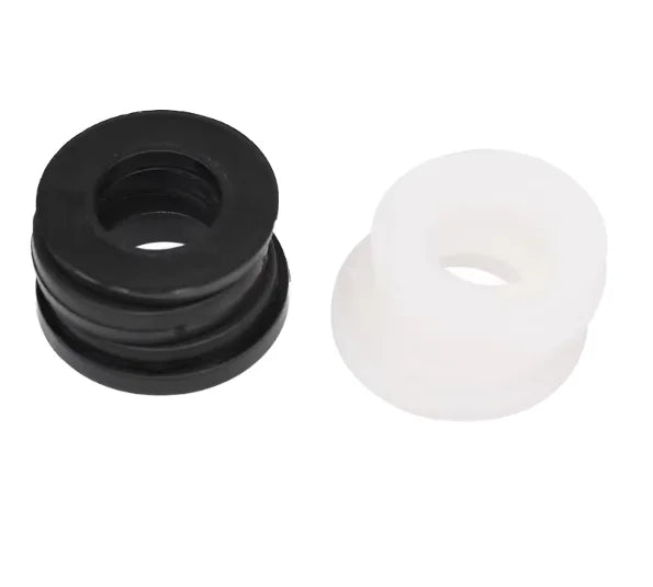 24mm 35mm 10mm 50Packs Black Nylon Plastic Flat Washers Plain Insulation Washer Round for Bridge Deck and Side Panel Project