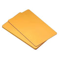 Luxury Customize Stainless Steel Gold Black Sublimation Business Card Blanks Metal Credit Cards for Laser Engraving