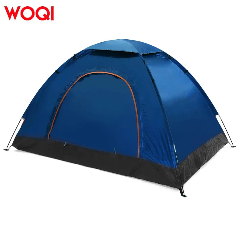 WOQI Portable One-Bedroom Family Camping Tent Automatic Pop-Up & Windproof for Outdoor Adventures