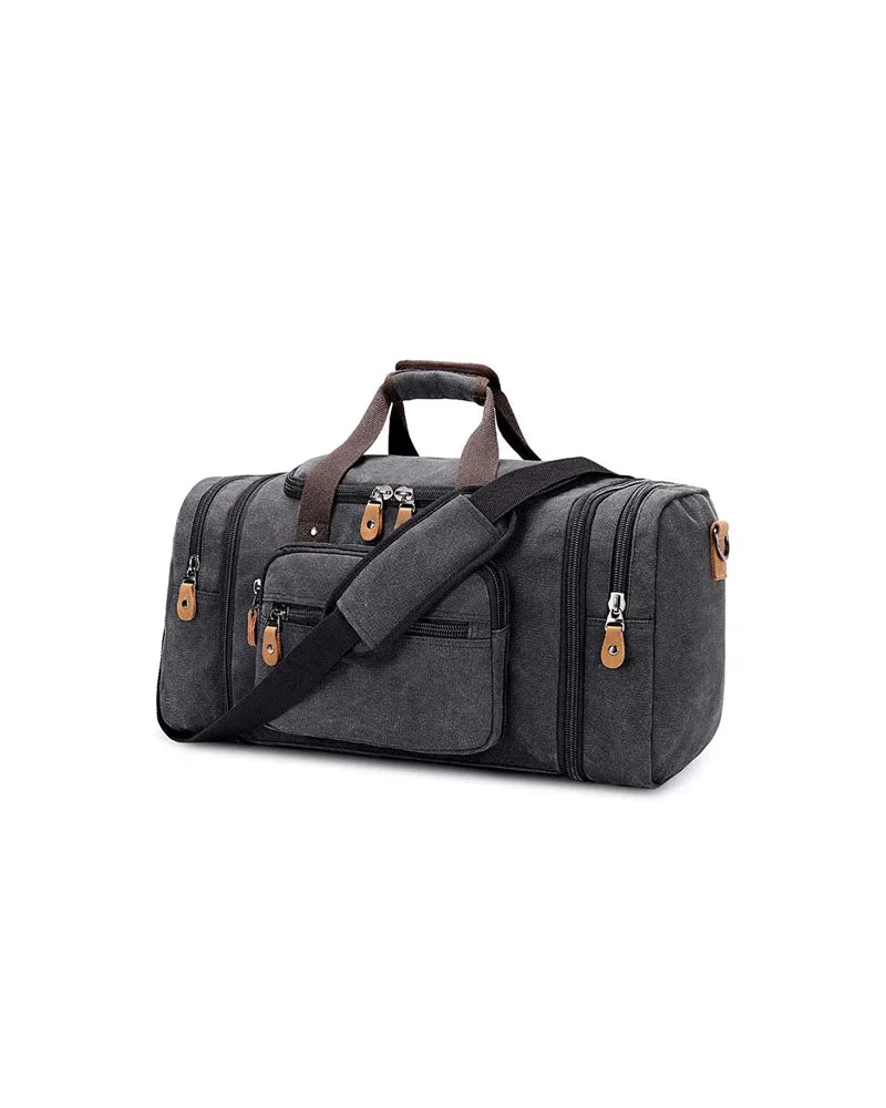 2023 Hot Sale Travel Canvas Duffle Bag 50L Duffel Overnight Weekend Bag Travel Bag Multi-function Men Travel Duffel