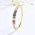 Different Color Combinations Retro-Looking 18K Gold Plating Designer Diamond Bracelets for Women Wholesale