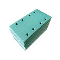 100-Pack 95*180mm Square Aluminum Oxide Orbital Sandpaper 80-400 Grit Hook Loop Abrasive Pad for Polishing for Palm Sander