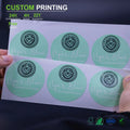 Seal Labels Waterproof Vinyl Adhesive Sticker for Laundry Pants Laptop Wig Candle Custom Logo OEM White Label