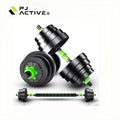 PINJIAN Equipment Fitness Cement Dumbbell Set 10-40kg Sand Filled Weight Plates Adjustable Barbell 10kg Gym Dumbbells
