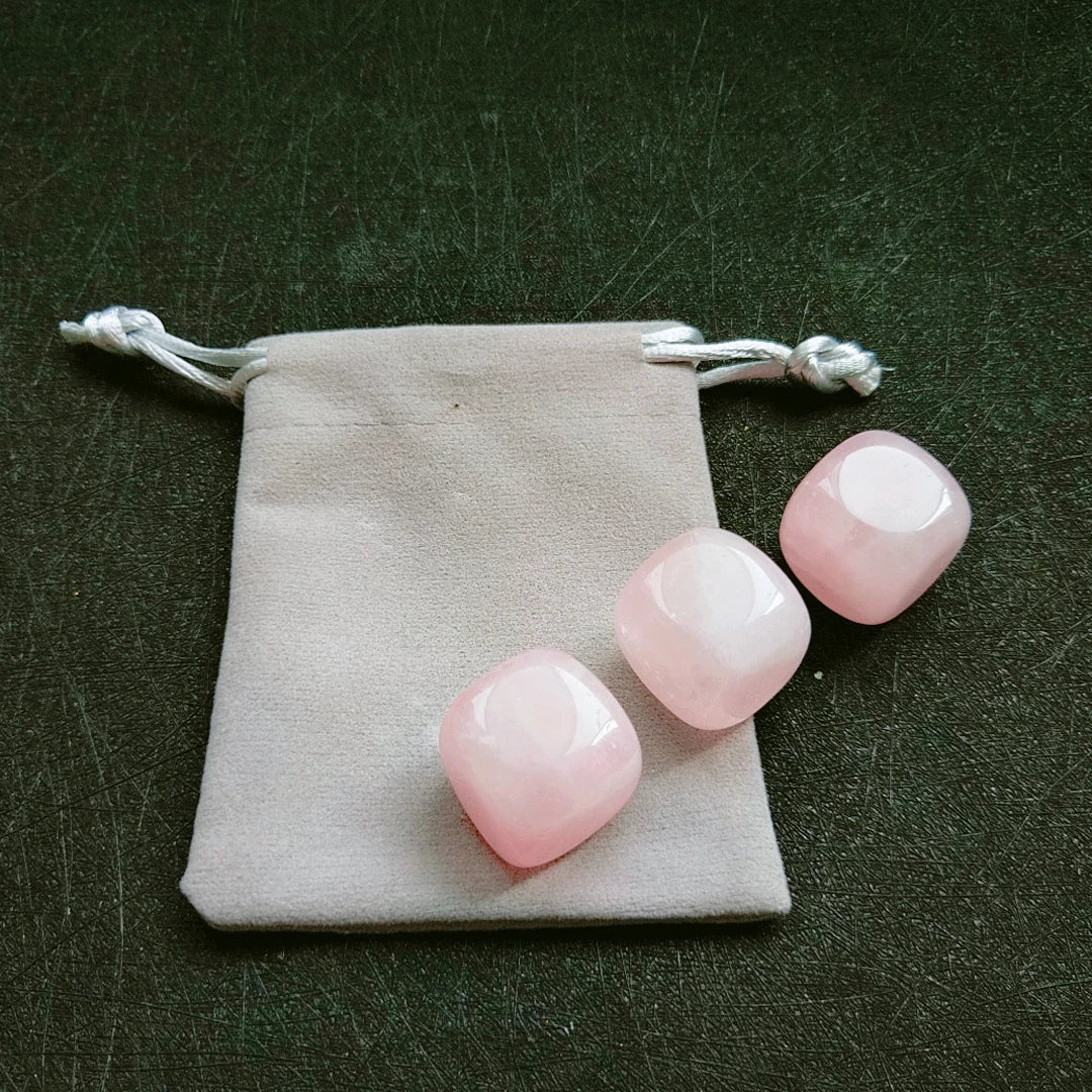 HY HY 100% Natural Rose Quartz Square Incense Holder Balance Healing Meditation fancy decorative wholesale