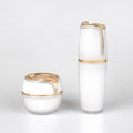 In Stock Plastic Packaging Cosmetics Manufacturer 80ml Luxury Acrylic Lotion Empty Cosmetic Bottle