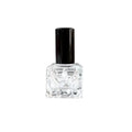 Portable 10ml Clear Glass Square Perfume Bottle with Pump Sprayer and Hot Stamping for Travel & Cosmetic Trial Samples