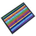 Hot Selling Custom Reversible Loop Pile Anti-Slip Waterproof Rubber Door Mat with Puzzle Pattern Machine Made Washable