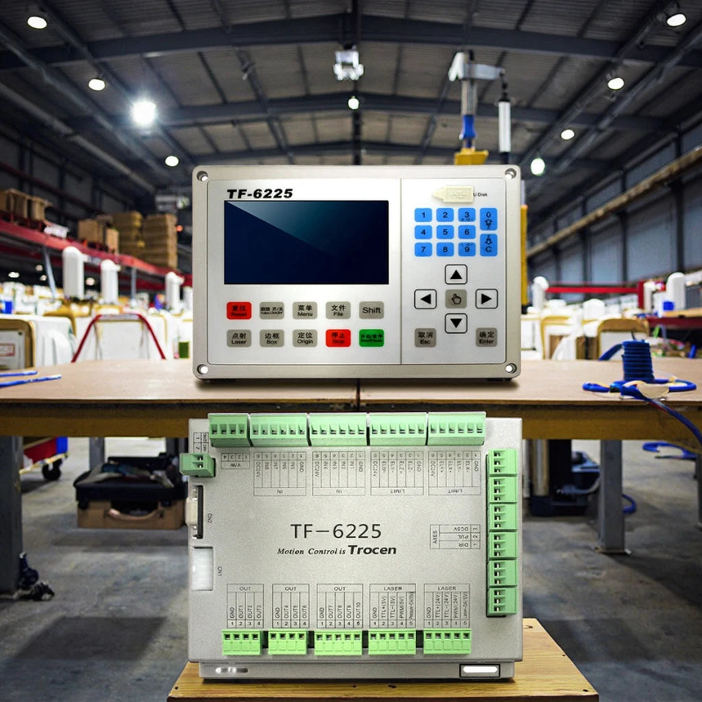New Trocen TF-6225 CO2 Laser Cutting Controller Auto Focus Metal/Non-Metal Whole Set with Water-Cooling and 130W-500W Power