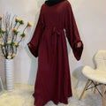 2023 Abaya Design Eid Turkey Gulf Ladies Closed Black Kaftan Kimono Islamic Clothing Muslim Dresses Dubai Abaya
