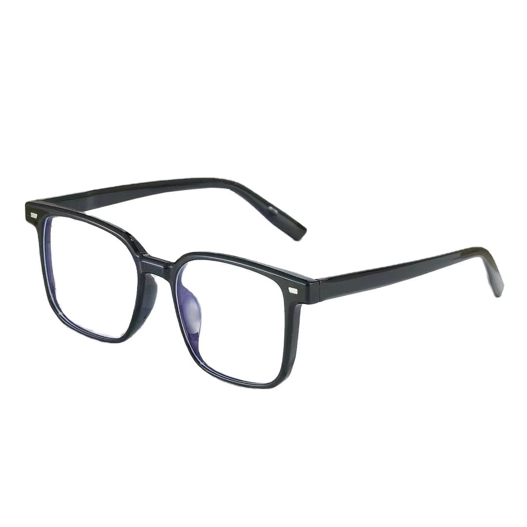 2025 Glasses Anti Blue Light Anti-Blue Glasses UV400 Fashion Square Shape Glass Eyewear Plastic Frame Hinge Anti Radiation Glass