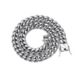 SC006  14mm Stainless Steel Cuban Link  Chain Hip Hop Chain Necklace
