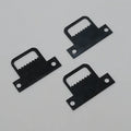 32x22mm Conceal Sawtooth Square Double-hole Iron Plain Black Oxide Photo Album Picture Frame Hanger Wall Hook Accessories Box