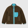 New Coming Spring Men's Regular Fit Reversible Polar Fleece Stand Collar Zip-Up Jacket OEM Service Color Blocked