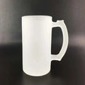 16 Oz Frosted Sublimation Beer Glass for Heat Transfer Printing