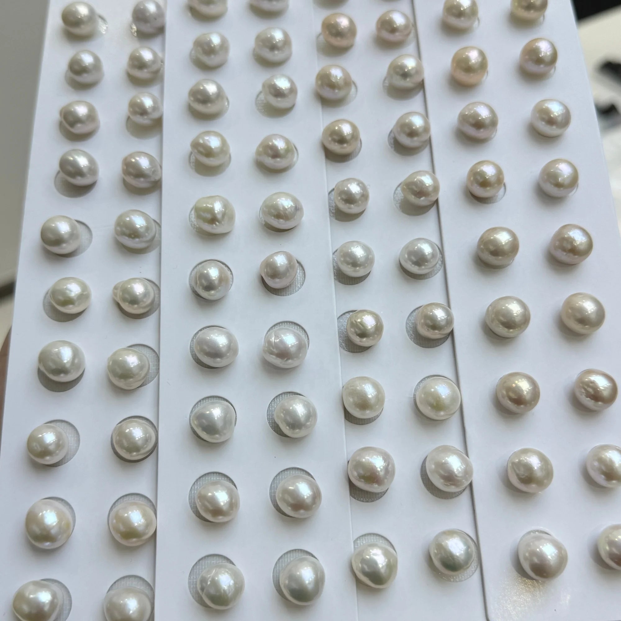 Edison Loose Pearl 8-13mm Paired Pearls Baroque Drop Shape Irregular Freshwater Pearls in Paired for DIY Earrings Jewelry