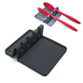 Heat-Resistant Silicone Spoon Holder Kitchen Accessories Cooking Tools Holder With Drip Pad Spoon Rest