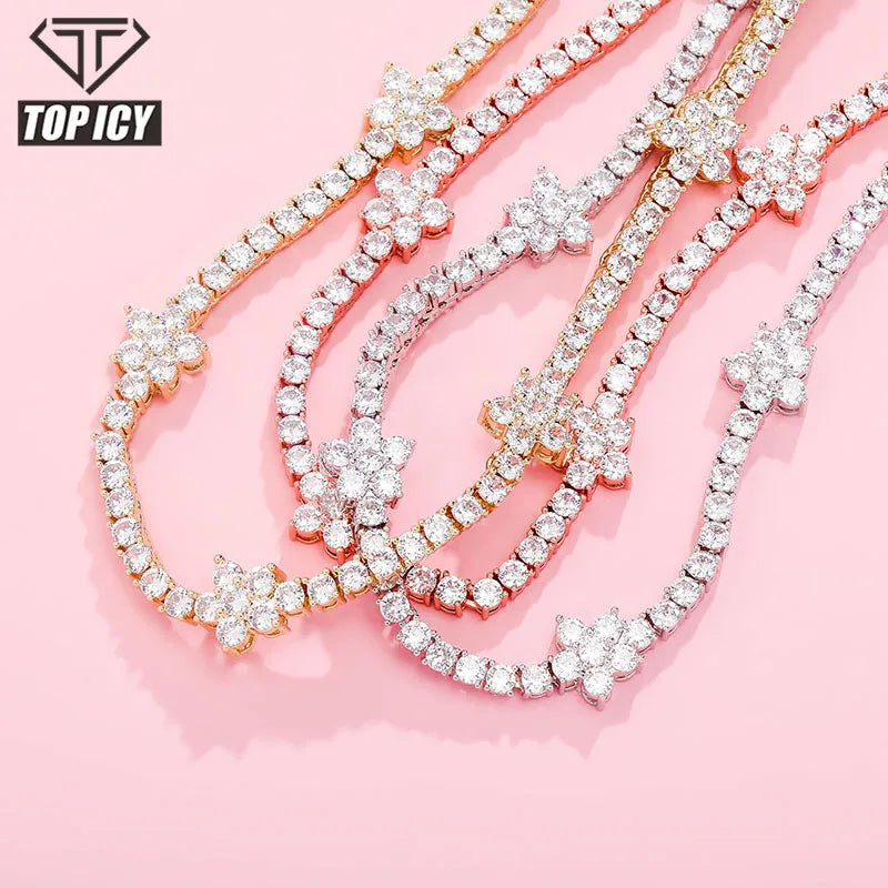 New Arrive Women Jewelry butterfly Necklace Adjustable Rose Gold Color Iced Out Choker Tennis Chain Diamond Shiny Necklace
