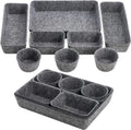 Drawer Organizers Bins Felt Storage Bin Office Organizer Shallow Small Desk Organizer Trays Draw Dividers Gifts