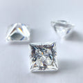 SICGEM Princess Cut Loose Synthetic Moissanite 3x3mm 11x11mm D Color VVS1 Clarity GRA Certified 9.25 Hardness for Ring Jewelry