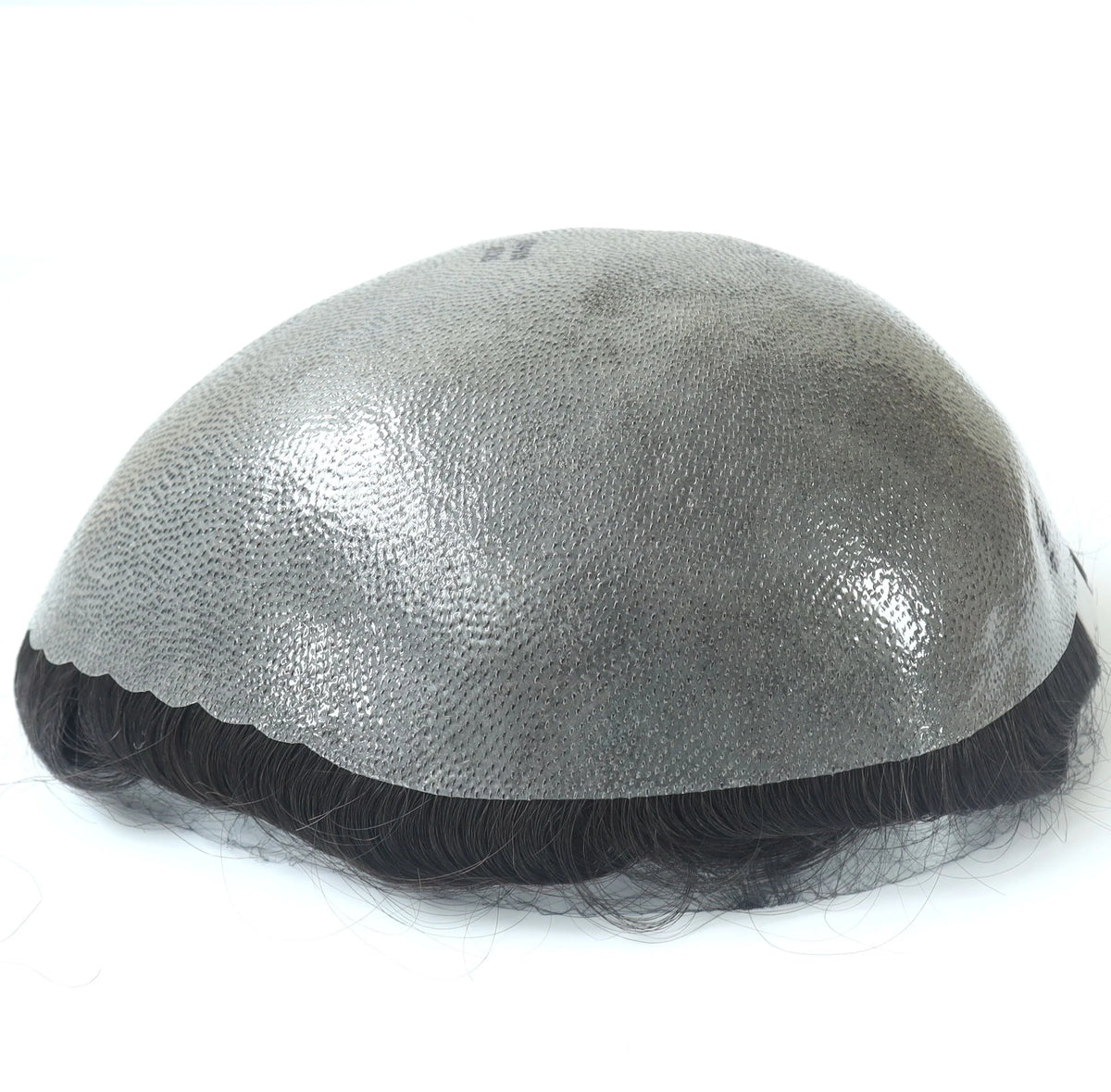 Stock Poly Skin Human Hair Men Toupee Men's Male Wig Man Hair Wig