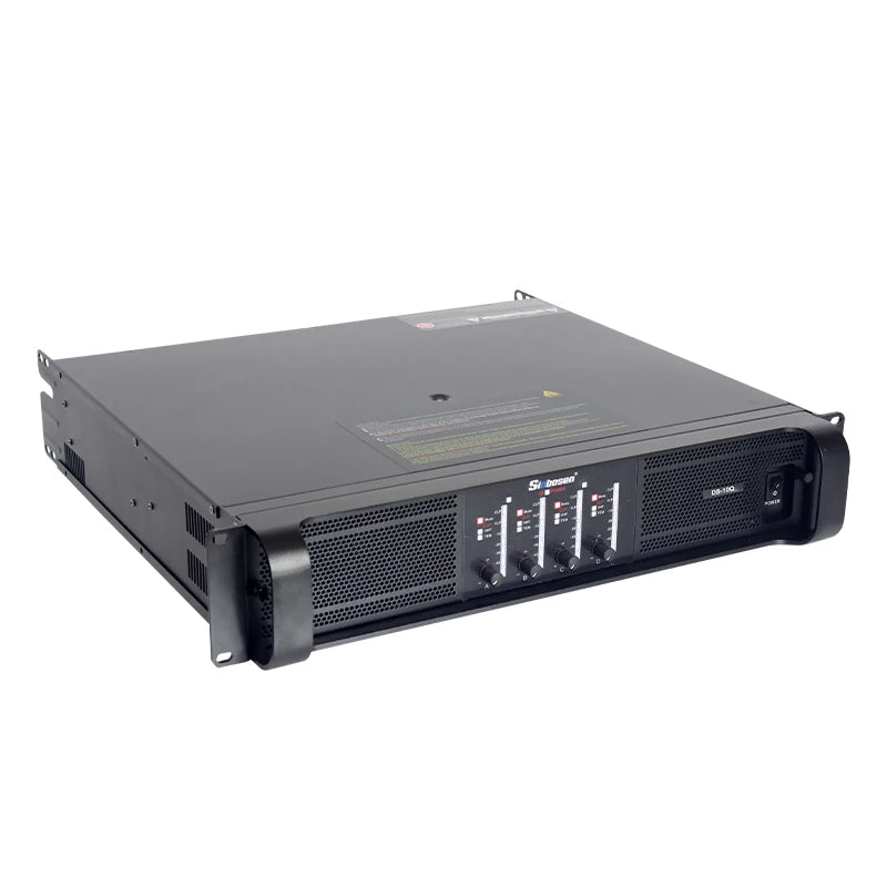 Stage Audio Big Power 4Ch Dual Transformer DS-10Q Class TD Professional Power Amplifier