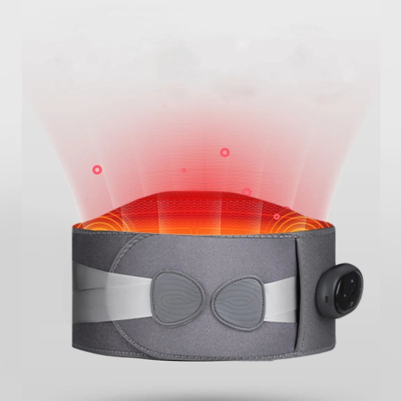 Waist Protector Graphene Abdomen Fixed Warm Compress Heat Waist Artifact Heating Traction  Vibrating Shiatsu Lumbar Massage Belt