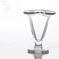 Wholesale Clear Little Flower Shaped Glass creative cocktail glass Milkshake cups ice cream