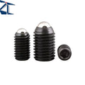 ZBCNB Black Oxide Carbon Steel Press-Fit Socket Type Ball Nose Spring Loaded Ball Plunger for Automation Equipment