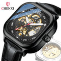 Chenxi Watch 8810 Mens Automatic Mechanical Watches Leather Simple Business Waterproof Wristwatches Men Watch Relogio Masculino
