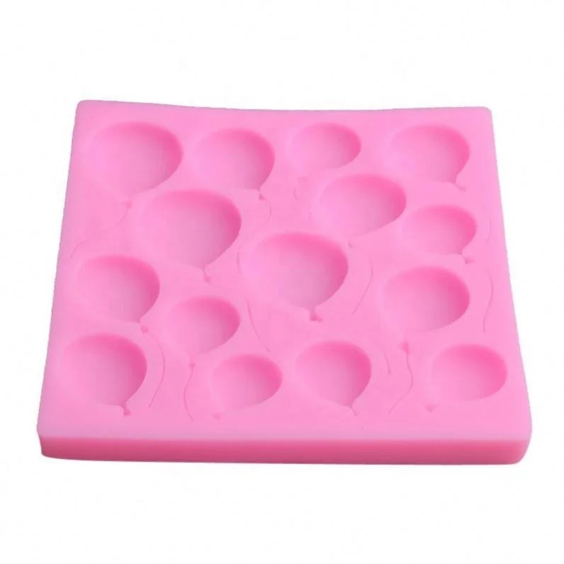 Hot Balloon Silicone Mold Baking Tools for Birthday Party Decorations pink Moon Star Balloons Silicone Cake Mould