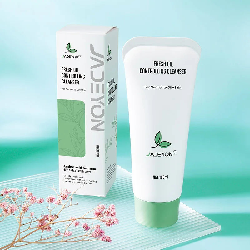 JADEYON Sodium Lauroyl Amino Acids Vitamin E Deep Cleansing Oil Control 100ml Refreshing Oil Control Facial Cleanser