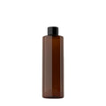 Round Skincare Packaging 8 oz PET Plastic Bottle White Screw Cap Pump Sprayer for Lotion Shampoo Cosmetic Packaging Container