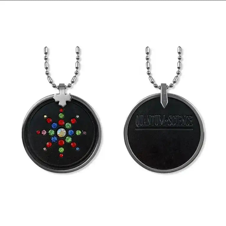 Ebuty Customizable Quantum Bio Solar Energy Science Pendant for Children Featuring Tourmaline and Crystal