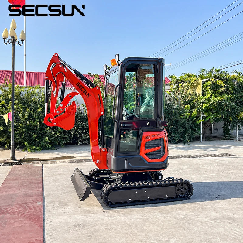 China Brand Excavator Earth-moving Machinery 1.8 Ton Mini Excavator Digger with Euro Five Engine