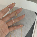 Ins Dainty 925 Sterling Silver Cross Shape Clavicle Necklace Hot Sale 18K Gold Plated Textured Cross Necklace