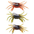 Wholesale SO067 10cm 30g Artificial Soft Plastic Baits Crab Shape Fishing Lure with Hooks