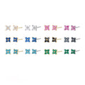MC266 Wholesale 925 Sterling Silver Colorful Zircon Flower Ear Studs Dainty Small Stud Earrings Fine Jewelry Earrings for Girls