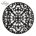 Ohere Nordic Modern Elegant Handmade Black Plate for Dinner Event Safe Sublimation Printing Ceramic Dish Factory Direct