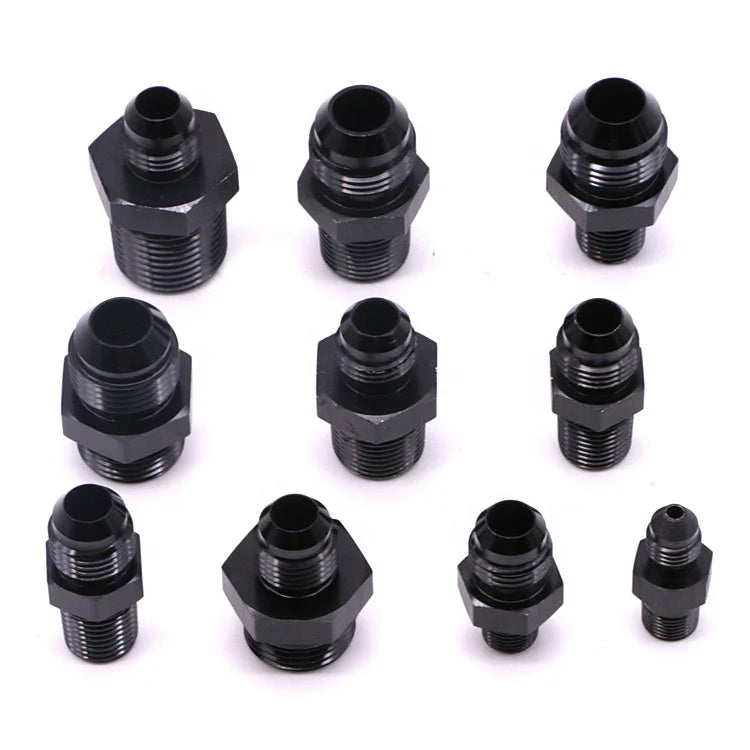 Aluminum Straight an to NPT Adapter Fittings