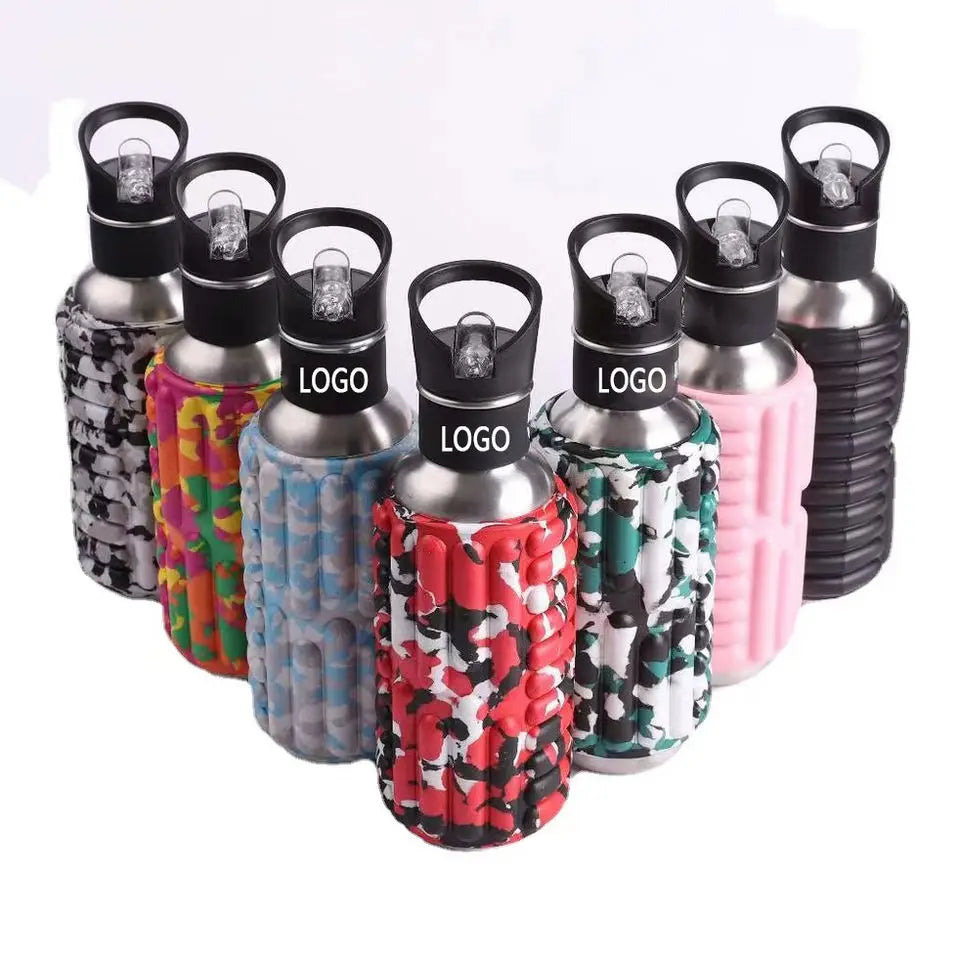 Double Wall Vacuum Seal EVA & Stainless Steel Custom Thermos Gym Sport Drink Bottle 750ml Durable Insulated Water Bottle